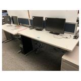Risers Desks, PCs, Monitors, Chairs