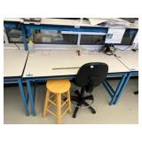 Lab Work Bench & Chairs
