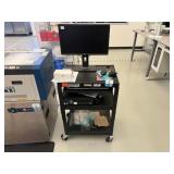 Workstation Computer with Cart