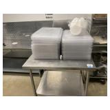 Stainless Steel Table with Contents