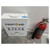 First Aid Kit and Fire Extinguisher