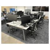 8 Persons Workstation Set