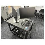 Utility Cart w/ Monitors