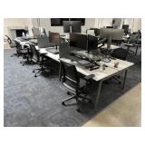 8 Persons Workstation Set