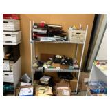 Shelf With Office Supplies