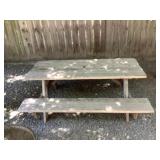 Picnic Table Dimensions: 28ï¿½ x 61ï¿½ x 72ï¿½