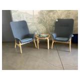 Waiting Room Chairs, Coffee Table & Artificial Pla