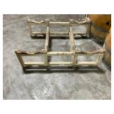 2 Barrel Metal Wine Rack