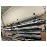 Shelf With PVC Pipes and Galvanized Aluminum Pipes