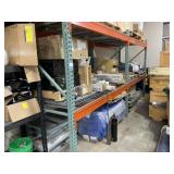2 Sections Pallet Racking with Contents