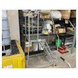 4 step rolling Ladder