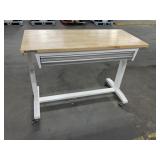 Husky 52ï¿½ x 24ï¿½ Manual Adjustable Height Workbench