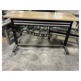 Husky 62ï¿½ x 24ï¿½ Manual Adjustable Height Workbench