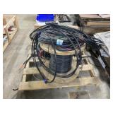 Pallet With Two Spools Of Wires