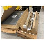 Unassembled Packing Table & Bin Rail