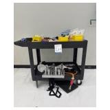 Utility Cart with Contents