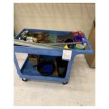 Utility Cart with Contents