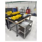 Workbench with Cart & Contents