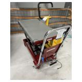 Uline Double Scissor Lift Table