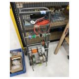 Wire Reel Rack with Contents