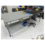 Metal Rolling Table, 120"