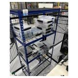 Shelving Rack with Contents