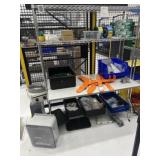 Uline Wire Rack with Contents