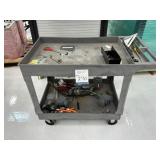 Utility Cart With Contents