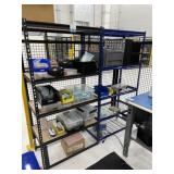 Shelving Racks with Contents