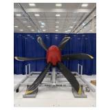 Six-Blade Aircraft Propeller Assembly with Spinner