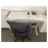 Office Work Desk and Cabinets