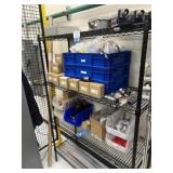 Uline Wire Rack with Contents