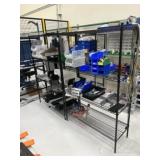 Uline Wire Racks with Contents