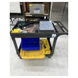 Utility Cart with Contents