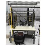 Uline Workbench, 60" & Chair