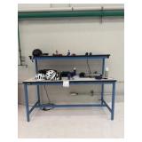 Heavy Duty Desk with Contents