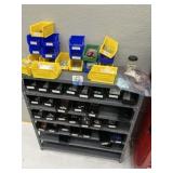 Rack w/ Assorted Connectors