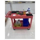 Utility Cart with Contents