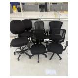 Assortment of office chairs