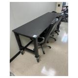 Rolling Table w/ (3) Chairs