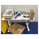 Rising Desk & Contents