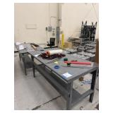 Heavy-Duty Work Tables with Contents