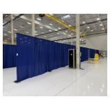 Industrial Curtain Partition System