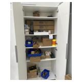 Storage Cabinet with Contents