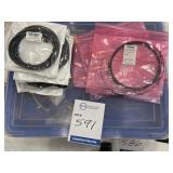 Assorted Fiber Optic & Audio Cables