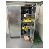 Storage Cabinet with Contents