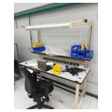 Lab Workbench with Contents