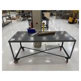 Heavy-Duty Mobile Work Table