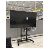 86ï¿½ 4K UHD Smart LED TV with Mobile Mount Stand
