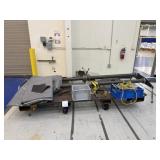 Heavy-Duty Steel Roller Support Fixture with Conte